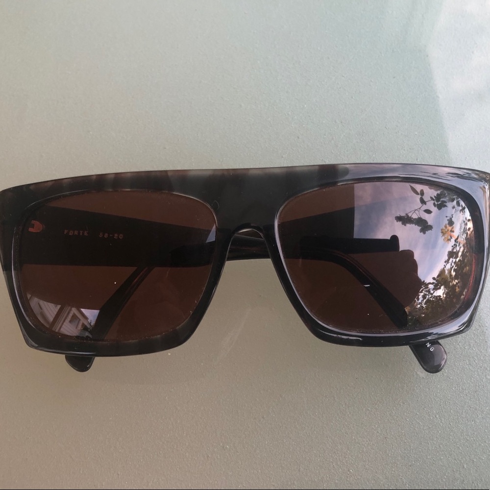 Vintage Oversized Forte Taupe Sunglasses